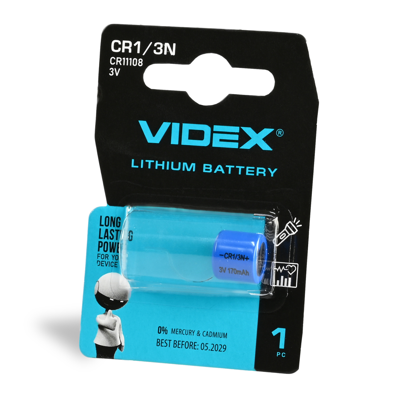 батарейка VIDEX CR1/3N