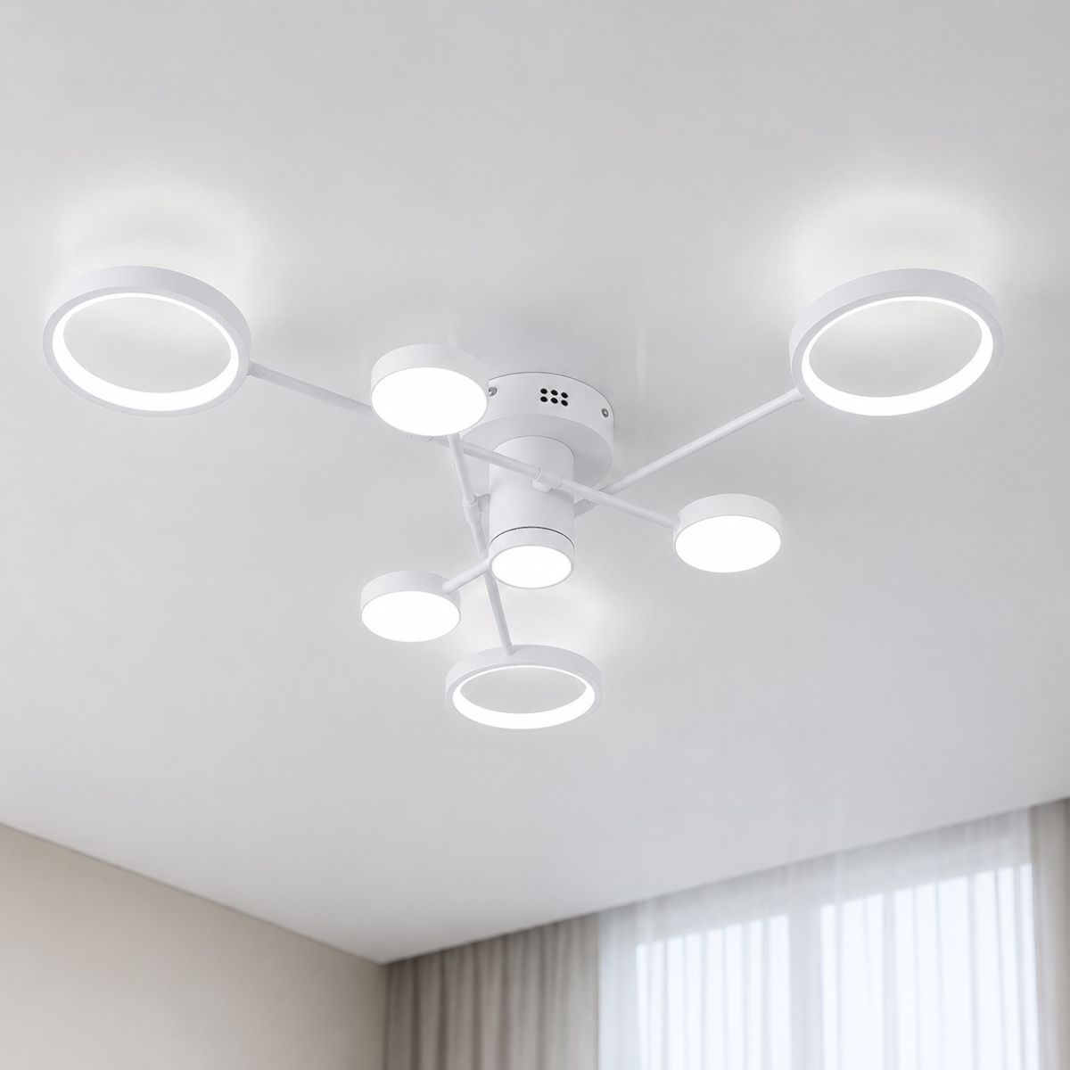 Люстра SY-16066/4+3 WH 118W PULT